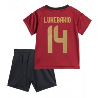 Belgium Dodi Lukebakio #14 Replica Home Minikit Euro 2024 Short Sleeve (+ pants)